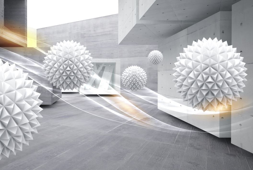 

Фотообои ФабрикаФресок 3D Шары и бетонные стены 864270 (400x270)