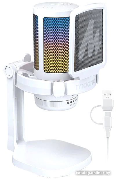 Проводной микрофон Maono DGM20 (белый)