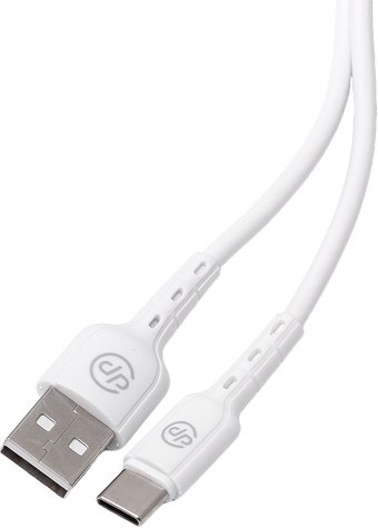 Кабель Digital Part 317 USB Type-A - USB Type-C (1 м, белый)