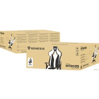 Игровое (геймерское) кресло Genesis Nitro 650 (черный/белый)