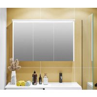  Runo Шкаф с зеркалом для ванной Лира 105