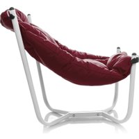 Кресло M-Group Чил 29360102 (2 шт, белый/бордовая подушка)