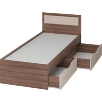 Кровать Тащи в дом Гармония КР607 80х200 (ясень-шимо/светлый/темный)