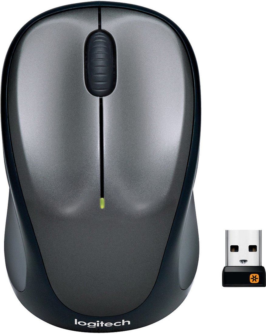 

Мышь Logitech M235 Wireless Mouse (серый) [910-002201]