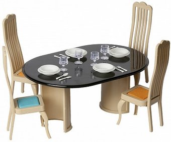 Аксессуары для кукольного домика Огонек Коллекция Мебель для столовой C-1300