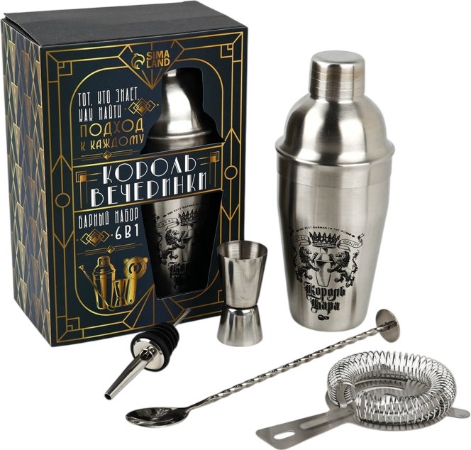 

Подарочный набор Дорого внимание Король вечеринки 9227060