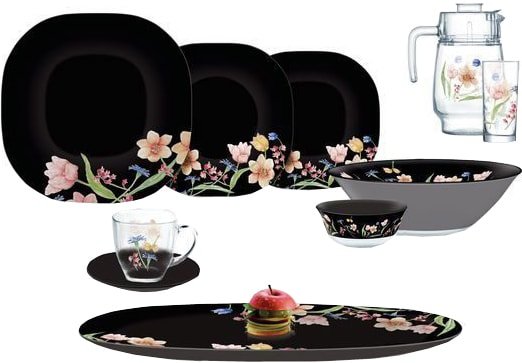

Столовый сервиз Luminarc Neo Carine Minuet Black N8126