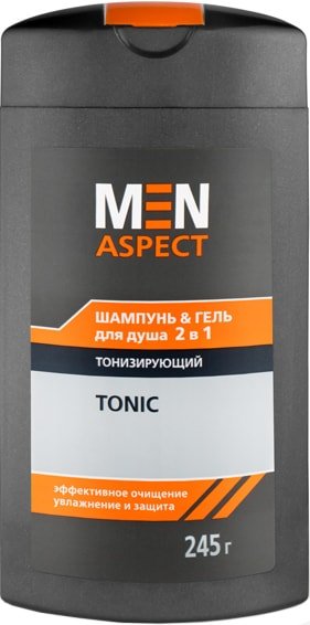 Гель Modum Шампунь & Гель для душа Men Aspect 2 в 1 Тонизирующий 245 г