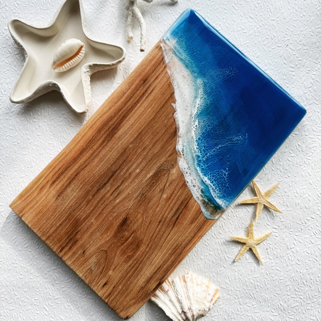 

Сервировочная доска Wood_N_Sea Море синее д-1