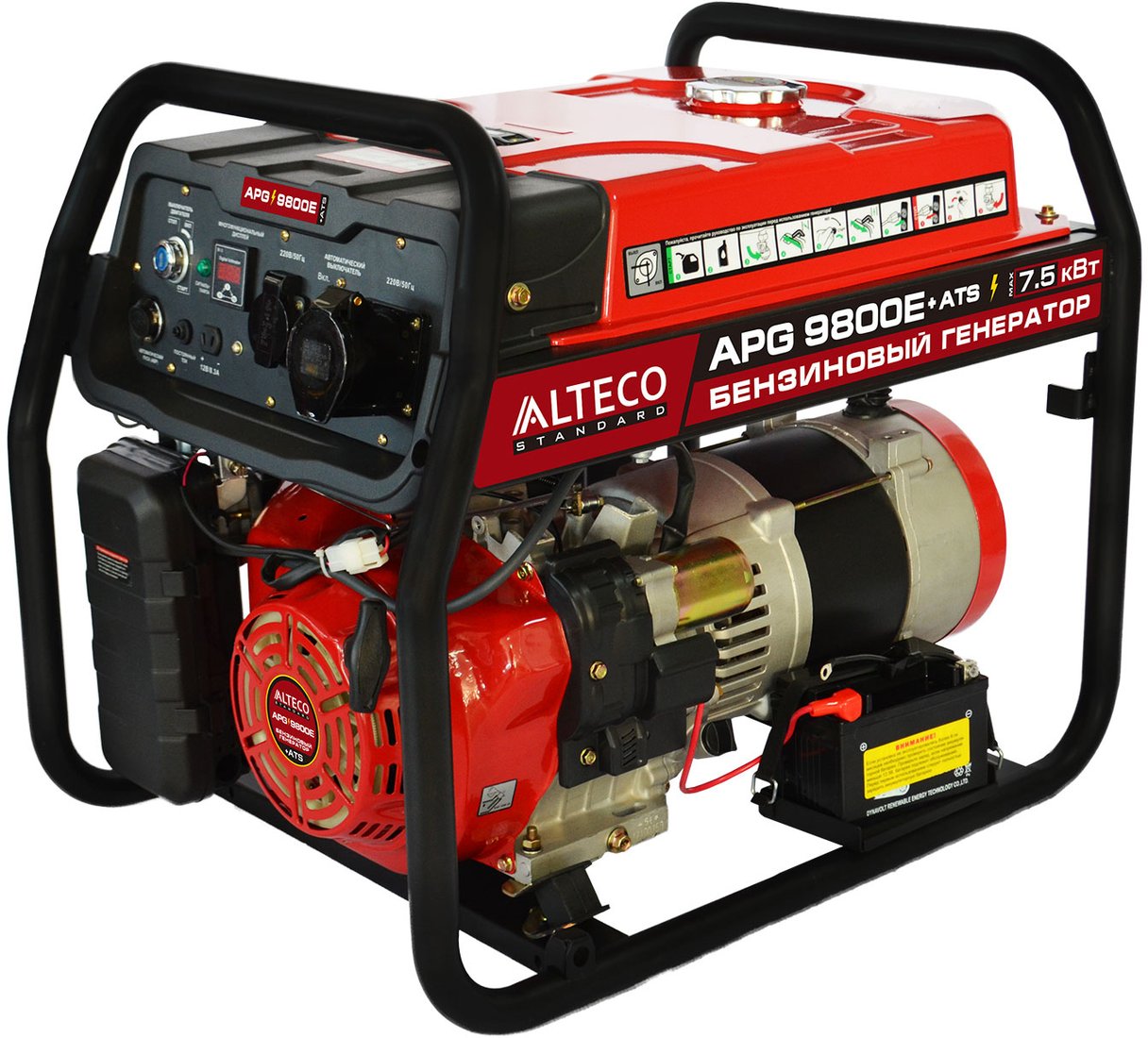 

Бензиновый генератор Alteco APG 9800 E + ATS