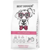 Сухой корм для собак Best Dinner Adult Sensible Medium & Maxi Veal & Pumpkin (12 кг)