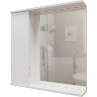  Mixline Шкаф с зеркалом для ванной Лайн 70 553015 (левый, с подсветкой) в Гомеле