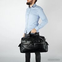 Дорожная сумка Poshete 250-8609-1-BLK (черный)