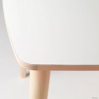 Кухонный стол Ikea Омтэнксам 004.693.99 (белый/береза)