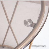 Журнальный столик AksHome Allure 66909 (тонированное стекло/золото)