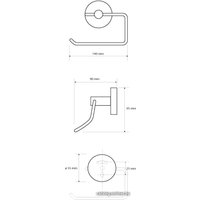 Держатель для туалетной бумаги Bemeta Omega 104112042