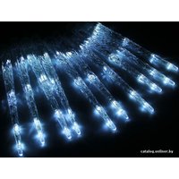 Гирлянда сосулька Luazon Сосульки рифленые малые 30 см Led-40 (2.4 м, белый) [681636]