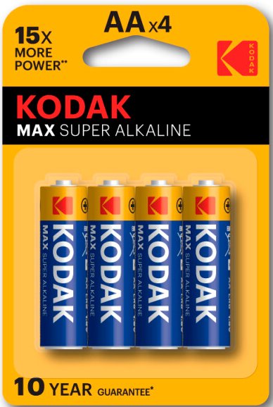 

Батарейка Kodak МАХ LR6-4BL KAA-4 30952867-RU1
