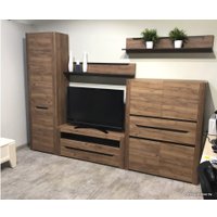 Стенка Заречье Афина гостиная (дуб табачный)