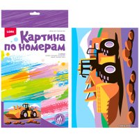 Картина по номерам Lori Силовой трактор Ркн-106