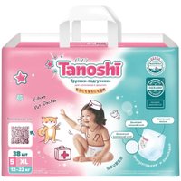 Трусики-подгузники Tanoshi Baby Pants XL 12-22кг (114 шт)
