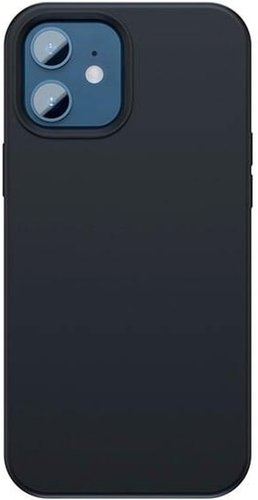 Чехол для телефона Baseus Liquid Silica Gel для iPhone 12 Pro Max (черный)