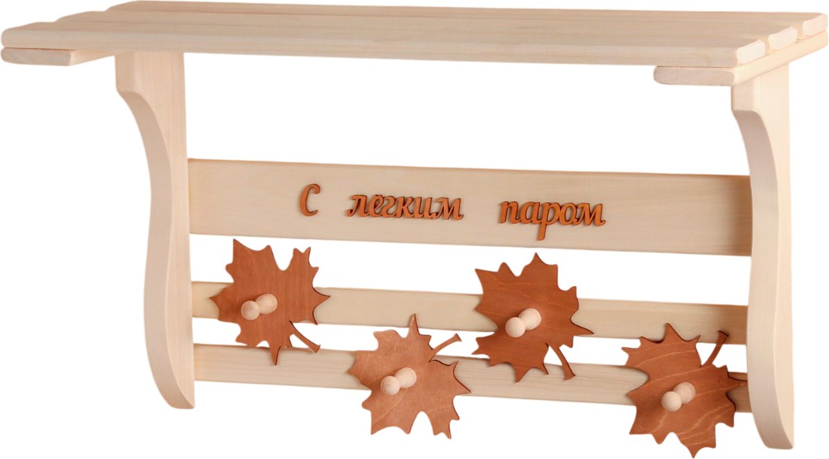 

Полка для бани Добропаровъ Листопад. С легким паром! 9567543