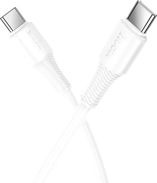 

Кабель Hoco X120 USB Type-C - USB Type-C (1 м, белый)