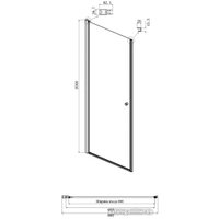 Душевой уголок Ambassador Elysium 100x80x200 111011111CX-80CX