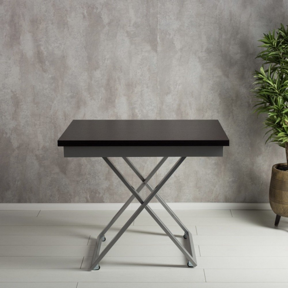 

Стол-трансформер Levmar Apollo D23/S59 (венге/серебро опоры)