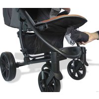 Коляска прогулочная «книга» Bubago Model One BG120 (черный/серый)