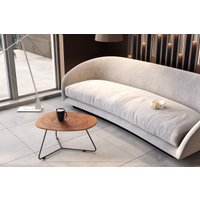 Журнальный столик Sheffilton SHT-CT52-3 (кариф/черный муар)