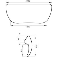 Подголовник для ванны Wellsee Useful Extras 261903000