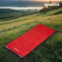 Спальный мешок Sundays ZC-SB001 (2шт, красный)