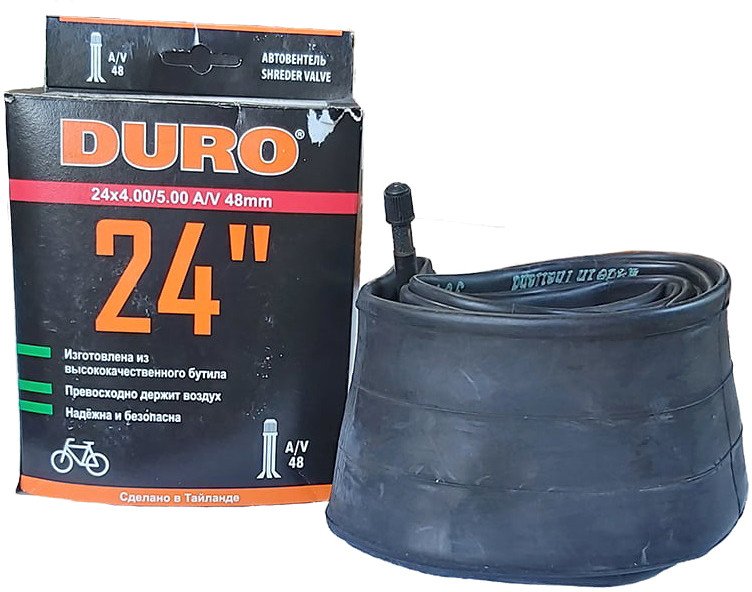 

Велокамера DURO 24x4.00/5.00 DHB01081