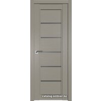 Межкомнатная дверь ProfilDoors 2.76XN R 60х200 (стоун, стекло графит)