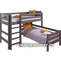 Двухъярусная кровать Мебельград Соня вариант 7 (массив сосны лаванда)