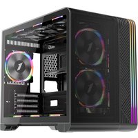 Корпус 1stPlayer VT6 (с тремя вентиляторами FS7, черный)