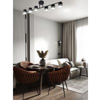 Припотолочная люстра Aitin Pro X1016/6 (черный)