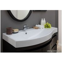  Aquanet Тумба под умывальник Опера 115 L 00169612 (черный, 2 дв., 2 ящ.)