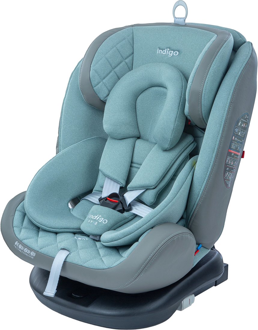 

Детское автокресло Indigo Aero Isofix (шалфей)