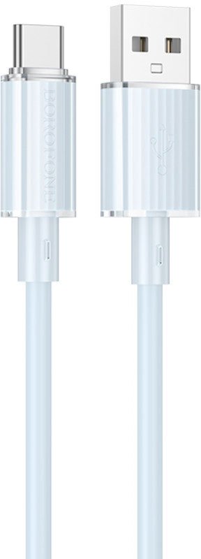 

Кабель Borofone BX112 USB Type-A - USB Type-C (1 м, голубой)