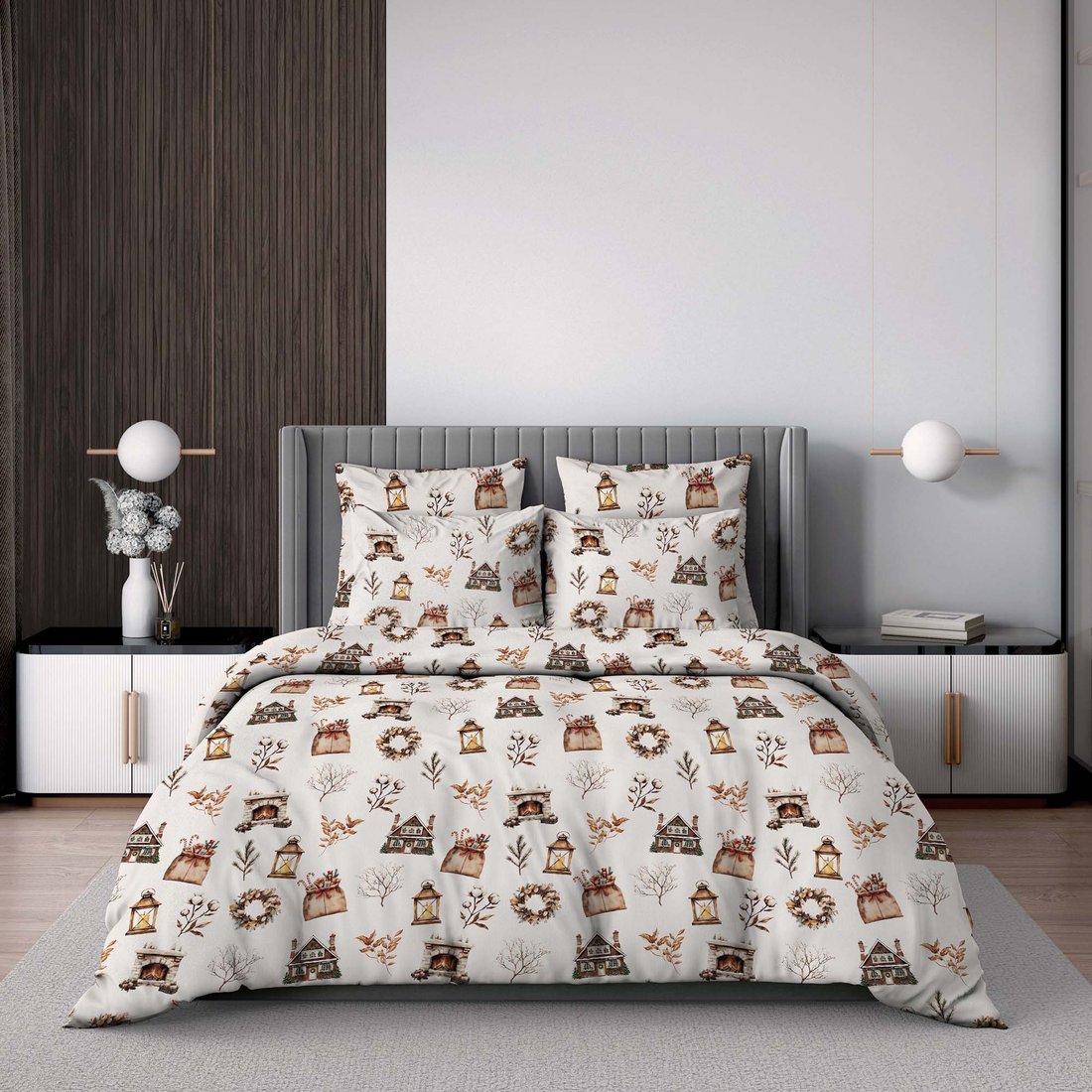 

Постельное белье Волшебная ночь Ginger 1.5сп 933197 (70x70)