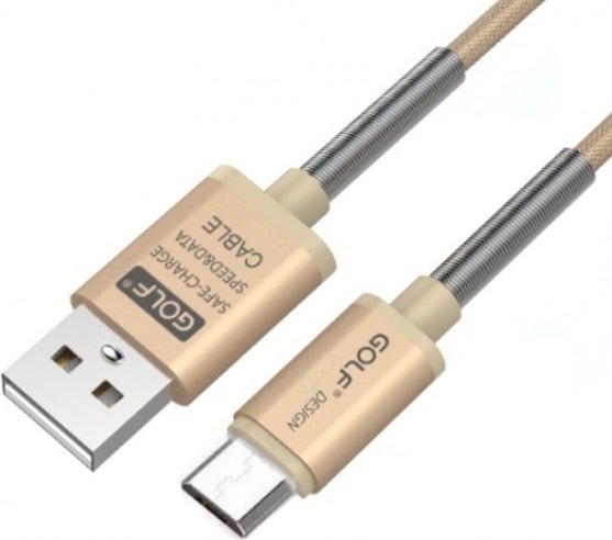 

Кабель GOLF Micro USB GC-40 1 м (золотистый)