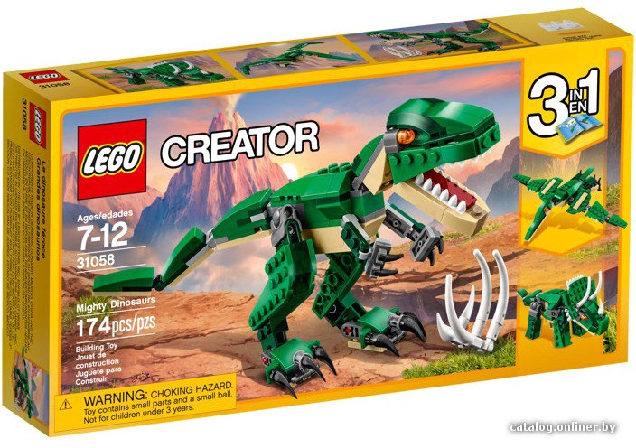 Конструктор LEGO Creator 31058 Грозный динозавр