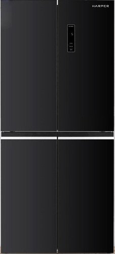 Четырёхдверный холодильник Harper RH6966BI (черный)