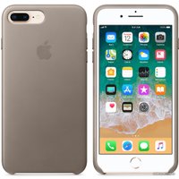 Чехол для телефона Apple Leather Case для iPhone 8 Plus / 7 Plus Taupe