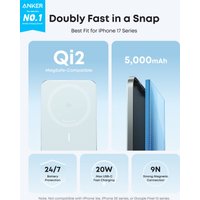 Внешний аккумулятор Anker Nano A1665 12W 5000mAh (бирюзовый)