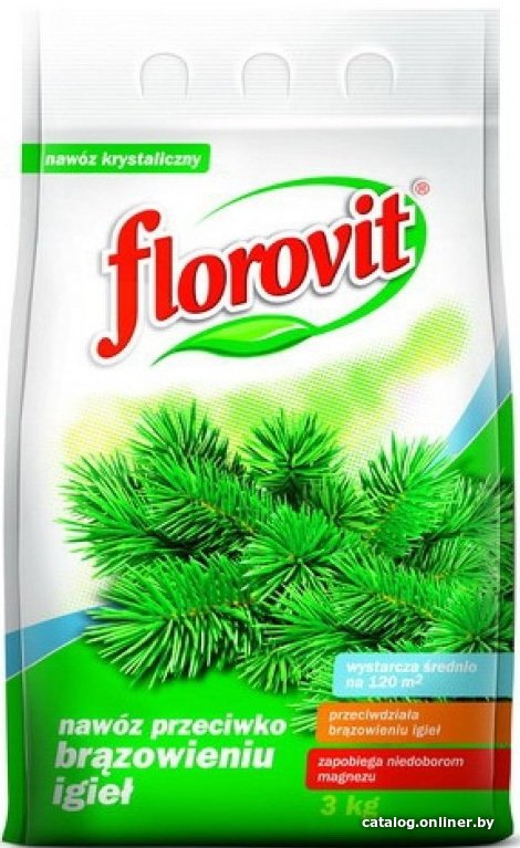 Удобрение Florovit Для хвойных против побурения (3 кг)