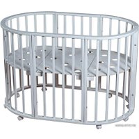 Кроватка-трансформер Мой Малыш Николь (белый)